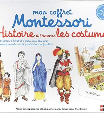 L'Histoire à travers les costumes - Mon coffret Montessori - Dès 6 ans