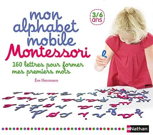 Mon alphabet mobile Montessori - lettres mobiles 3/6 ans