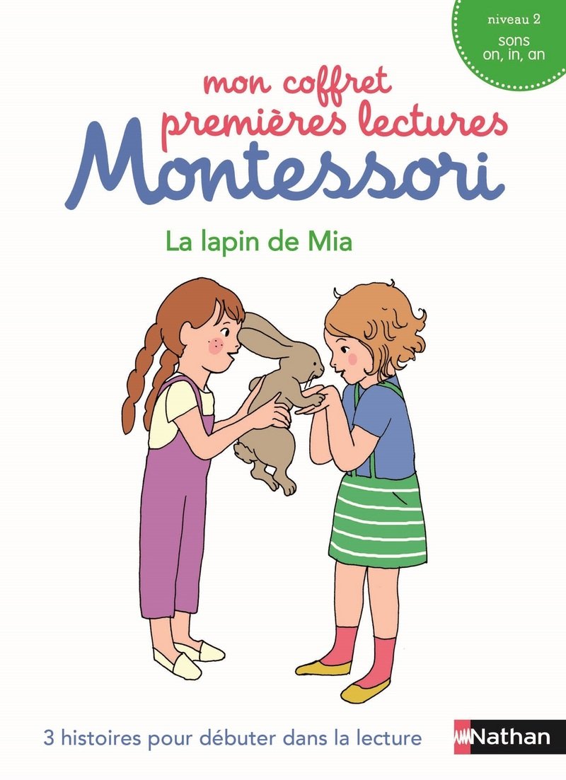Mon coffret premières lectures Montessori : Le lapin de Mia - Niveau 2 - 4/7 ans