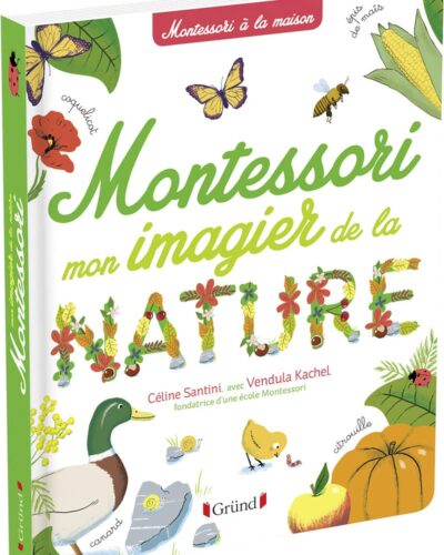 Mon imagier de la nature Montessori – Album documentaire Montessori avec plus de 150 mots – À partir de 3 ans