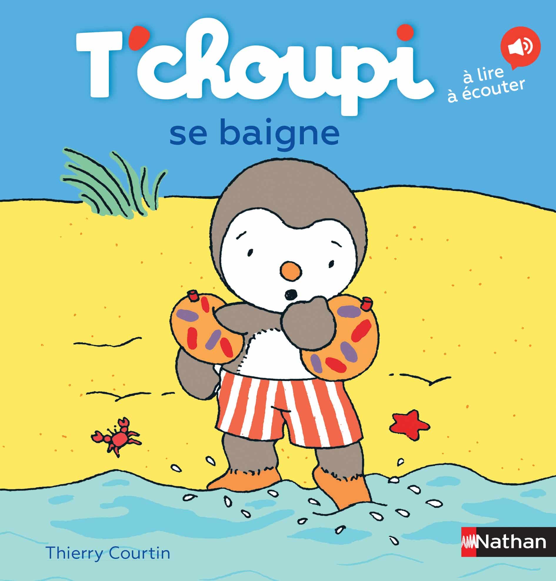 t'choupi se baigne