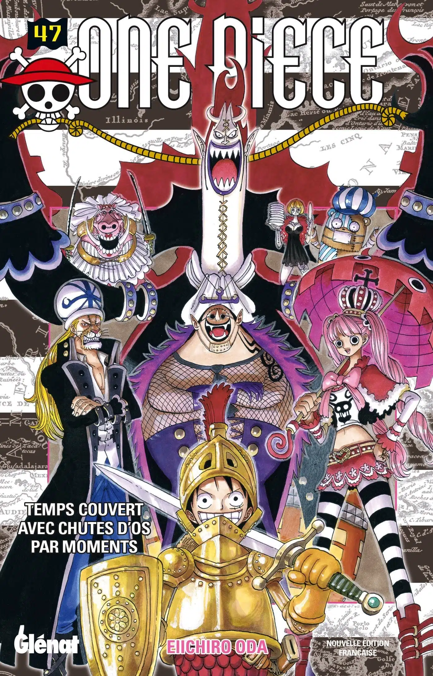 One Piece - Édition originale - Tome 47: Temps couvert avec chutes d'os par moments