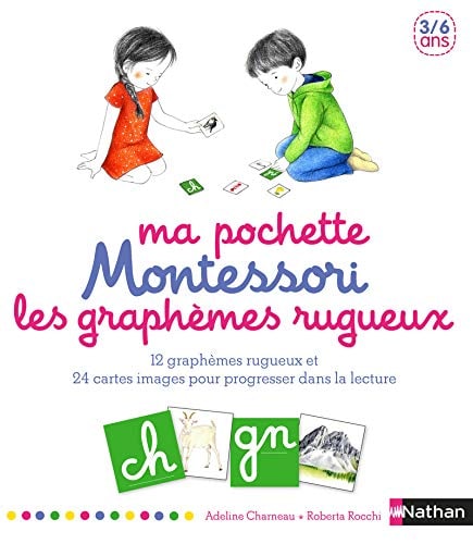 Ma pochette Montessori des graphèmes rugueux - 3/6 ans