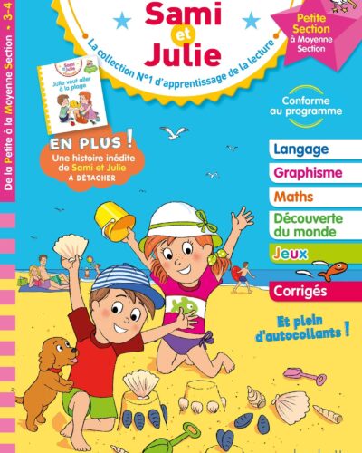 Sami et Julie - De la Petite à la Moyenne Section - Cahier de vacances 2022