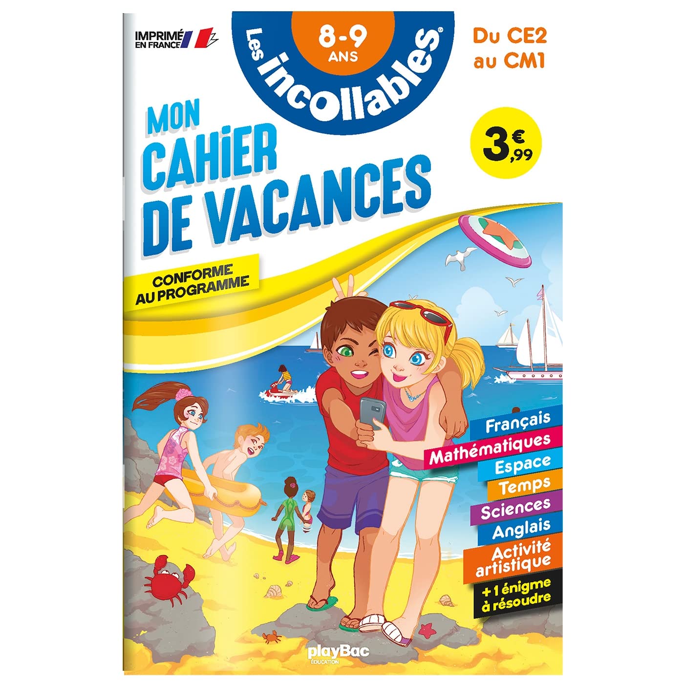 Les incollables - Cahier de vacances - Du CE2 au CM1 - 8-9 ans - Mondial Kids