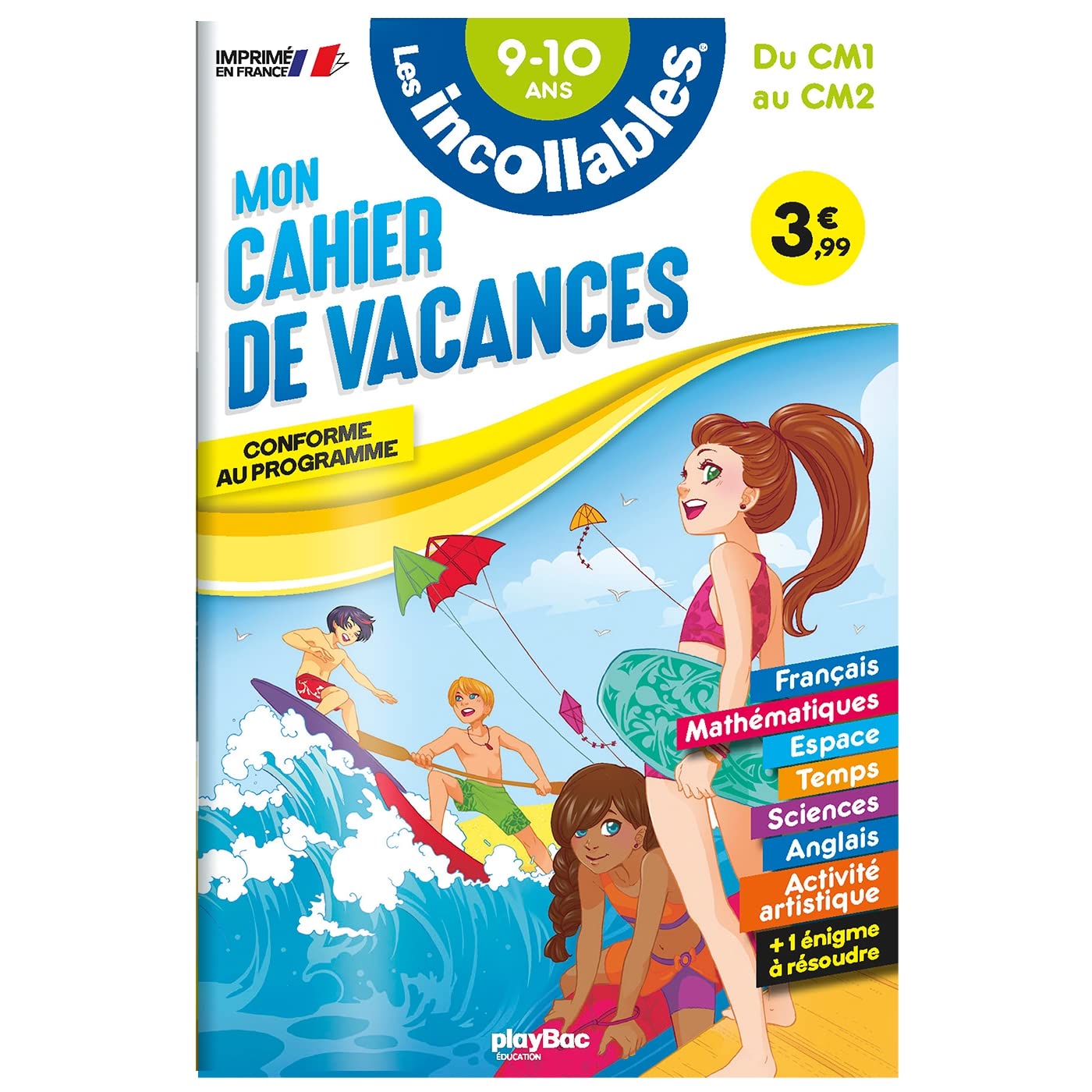Les incollables - Cahier de vacances - Du CM1 au CM2 - 9-10 ans - Mondial Kids
