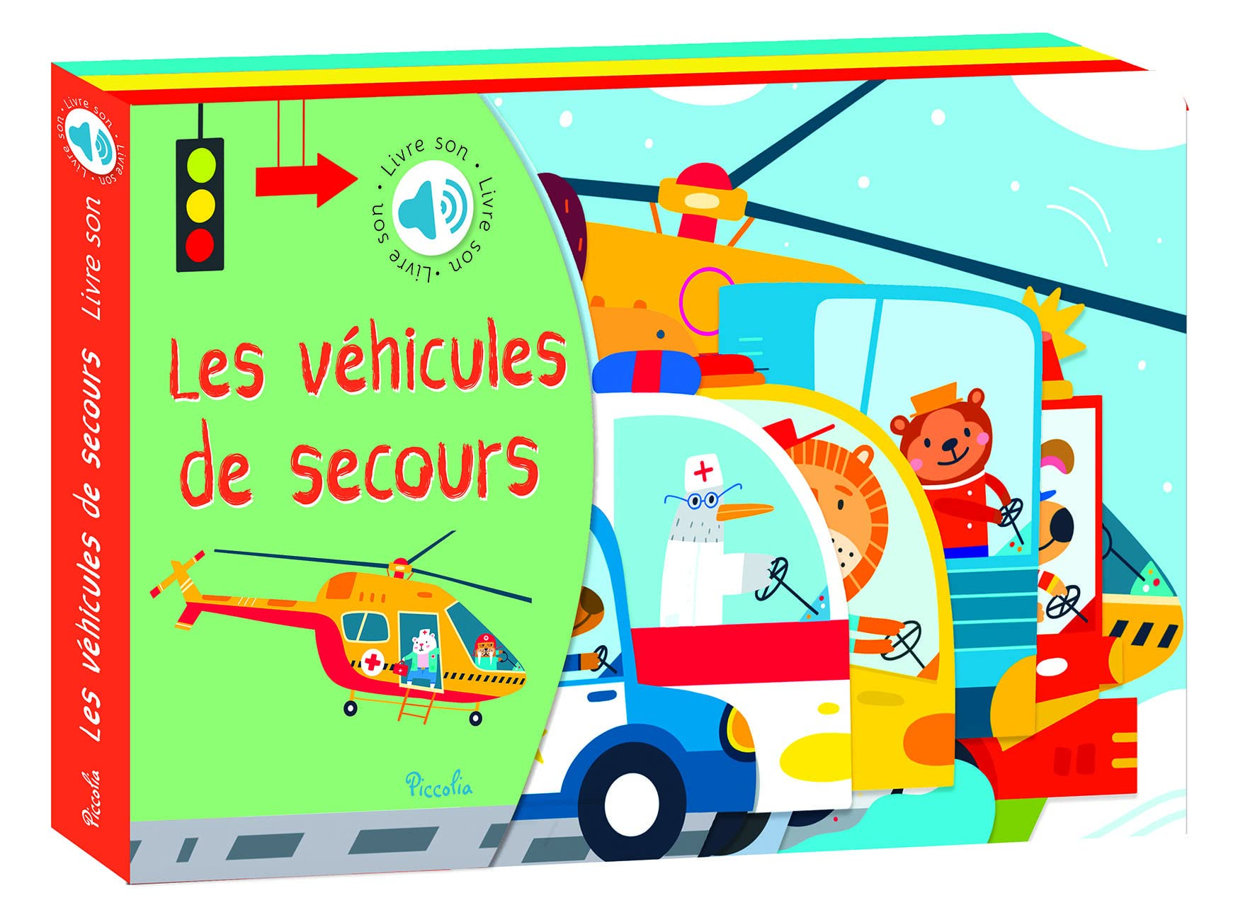 Les véhicules de secours Livre son