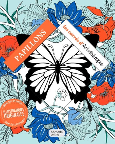 Anti Stress Papillons: Les carrés d'Art Thérapie