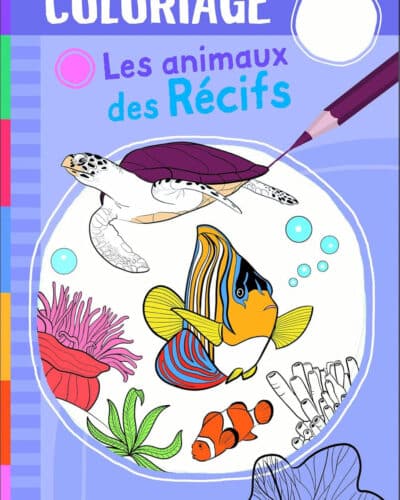 Les animaux des récifs - Coloriage