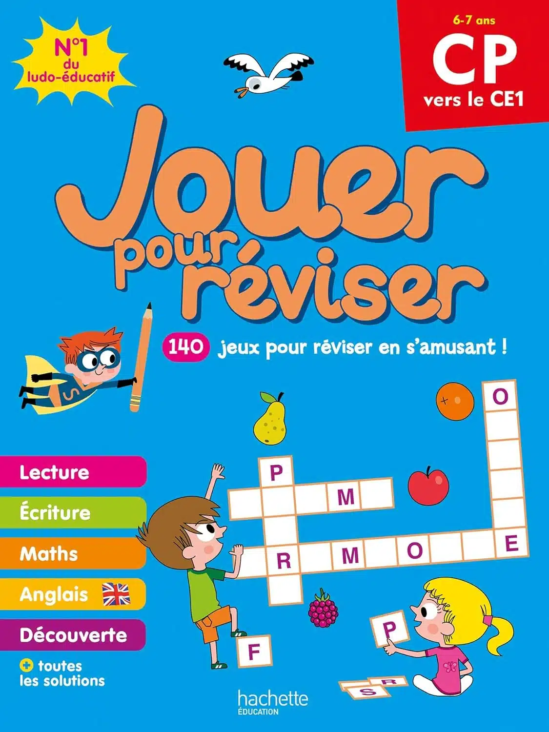 Jouer pour réviser - Du CP au CE1 - Cahier de vacances 2024 - Mondial Kids