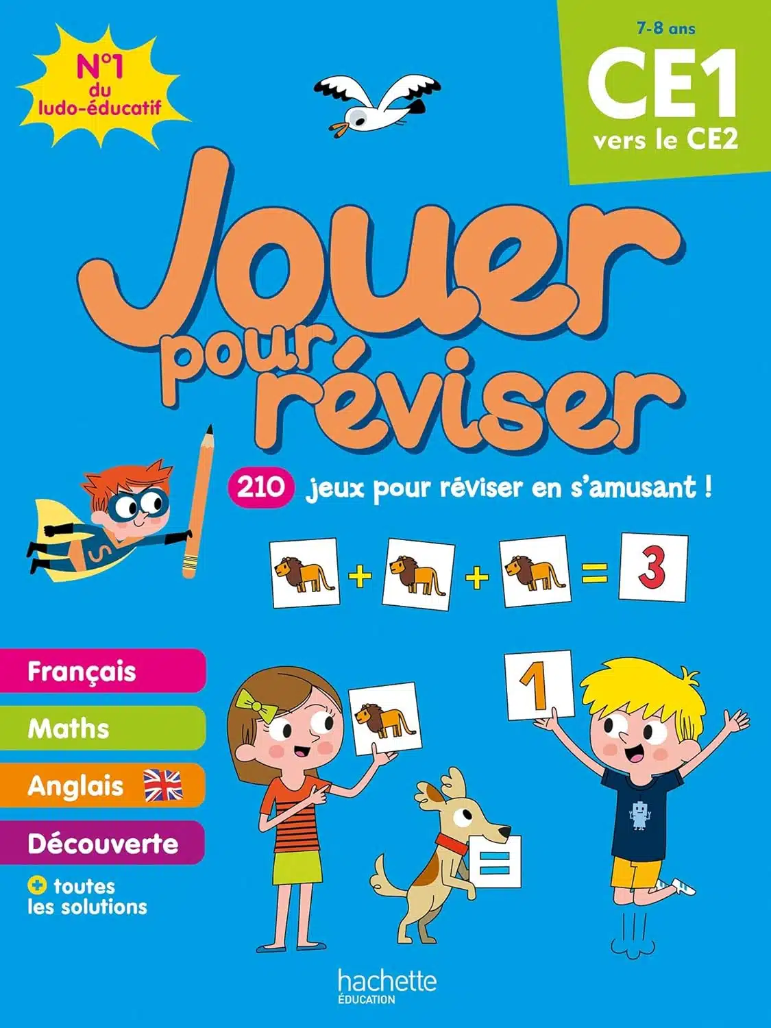 Jouer pour réviser - Du CE1 au CE2 - Cahier de vacances 2024 - Mondial Kids