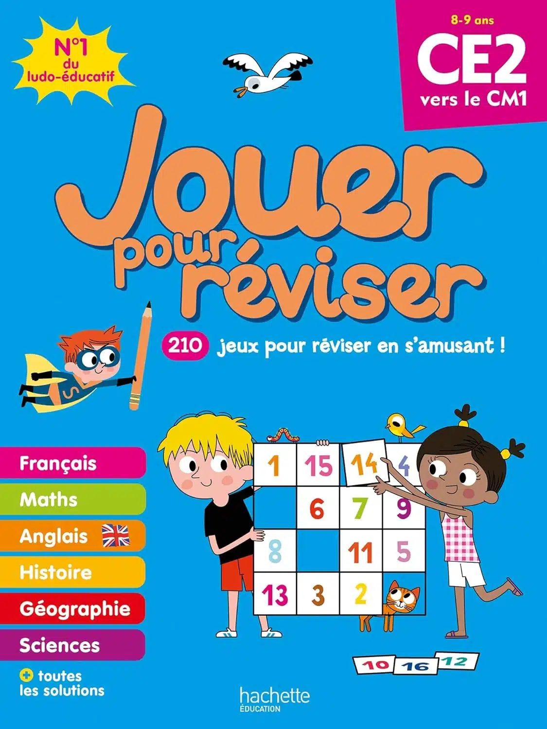 Jouer pour réviser - Du CE2 au CM1 - Cahier de vacances 2024 - Mondial Kids