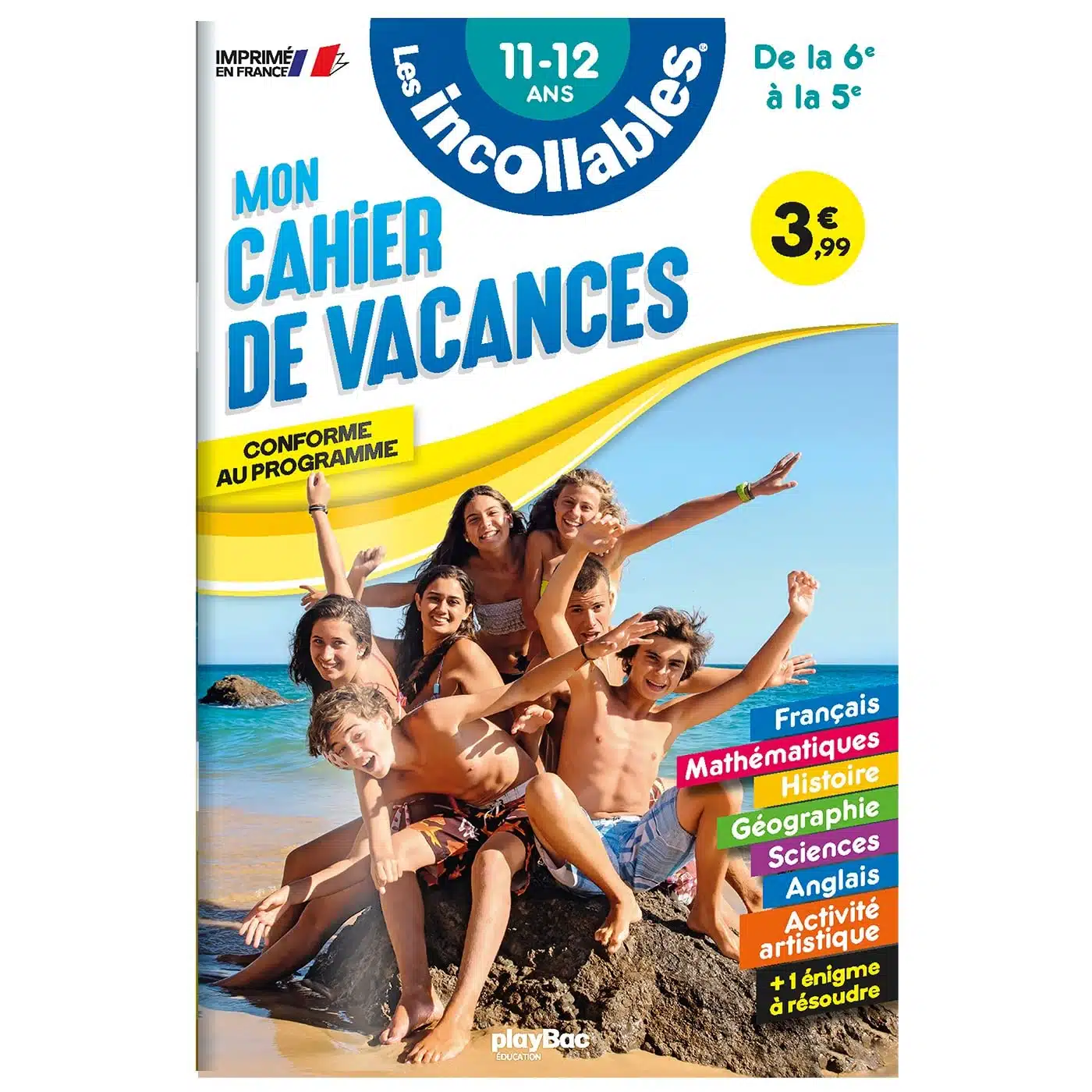 Cahier de vacances 2024 - Les incollables - 6e à 5e - 11/12 ans - Mondial Kids