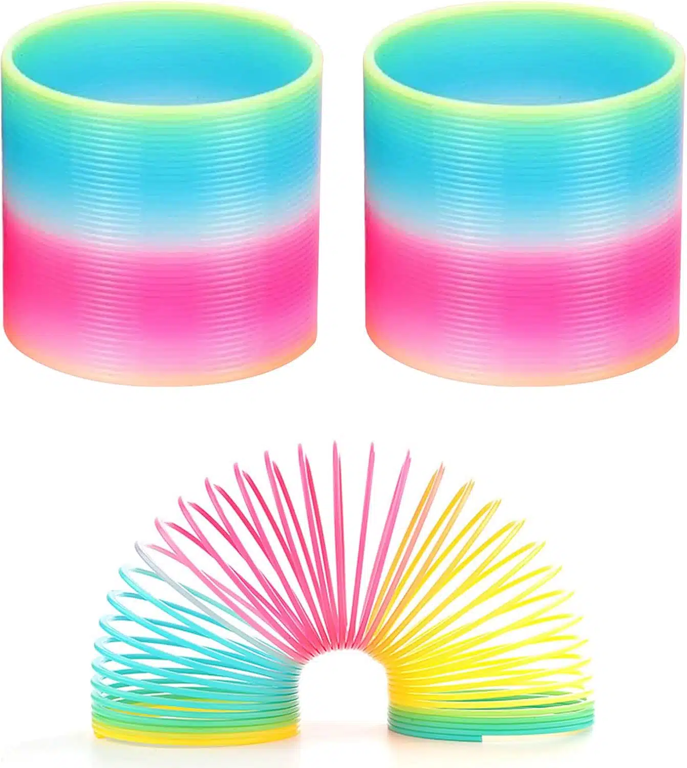 2 Pièces Rainbow Spiral Jouet Set en Spiral pour Garçons Filles - Mondial Kids
