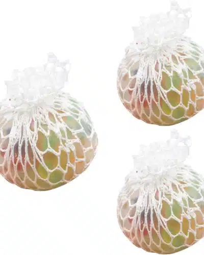 3 Pièces Balle Anti-Stress avec Filet Décompression