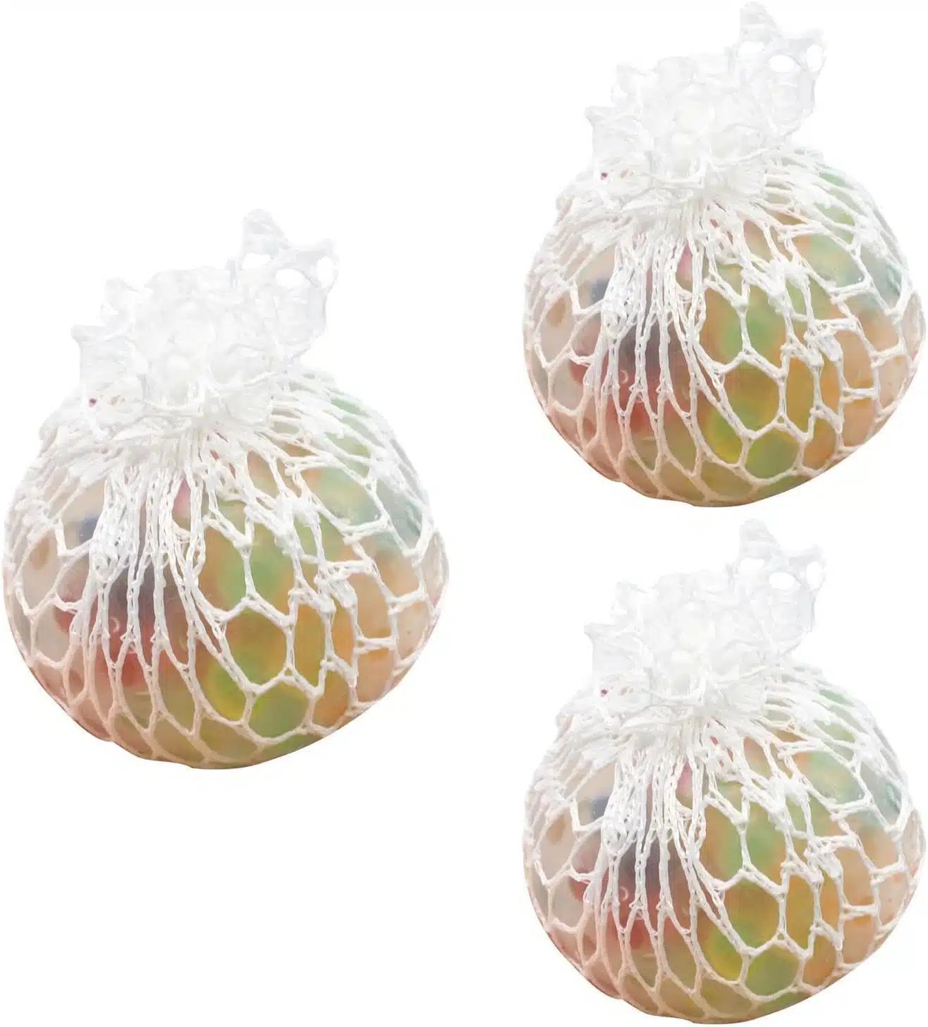 3 Pièces Balle Anti-Stress avec Filet Décompression - Mondial Kids