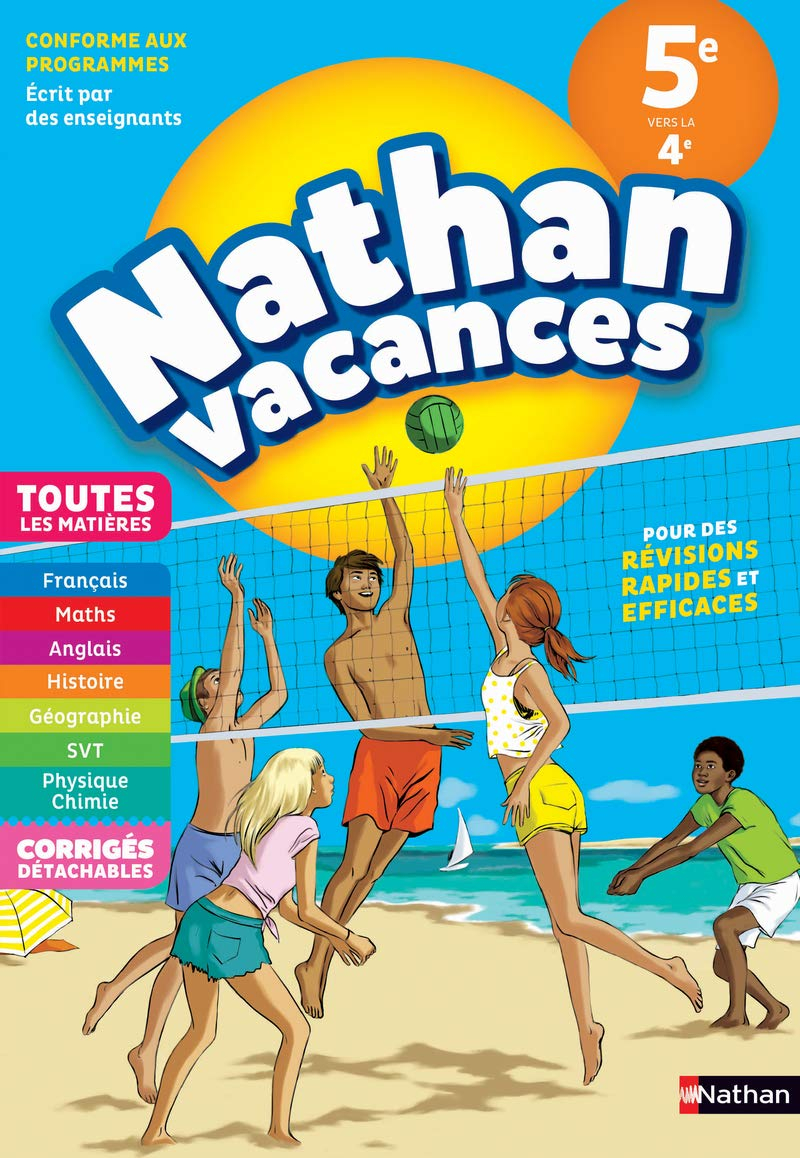 Cahier de Vacances 2024 de la 5ème vers la 4ème - Toutes les matières - Mondial Kids