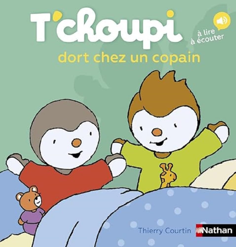T'choupi dort chez un copain - Dès 2 ans - Un livre à lire et à écouter
