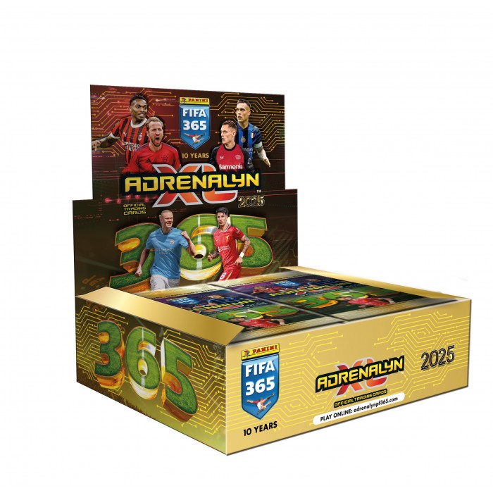 Panini FIFA 365 2025 Adrenalyn XL – 1 présentoir de 24 boosters - Mondial Kids