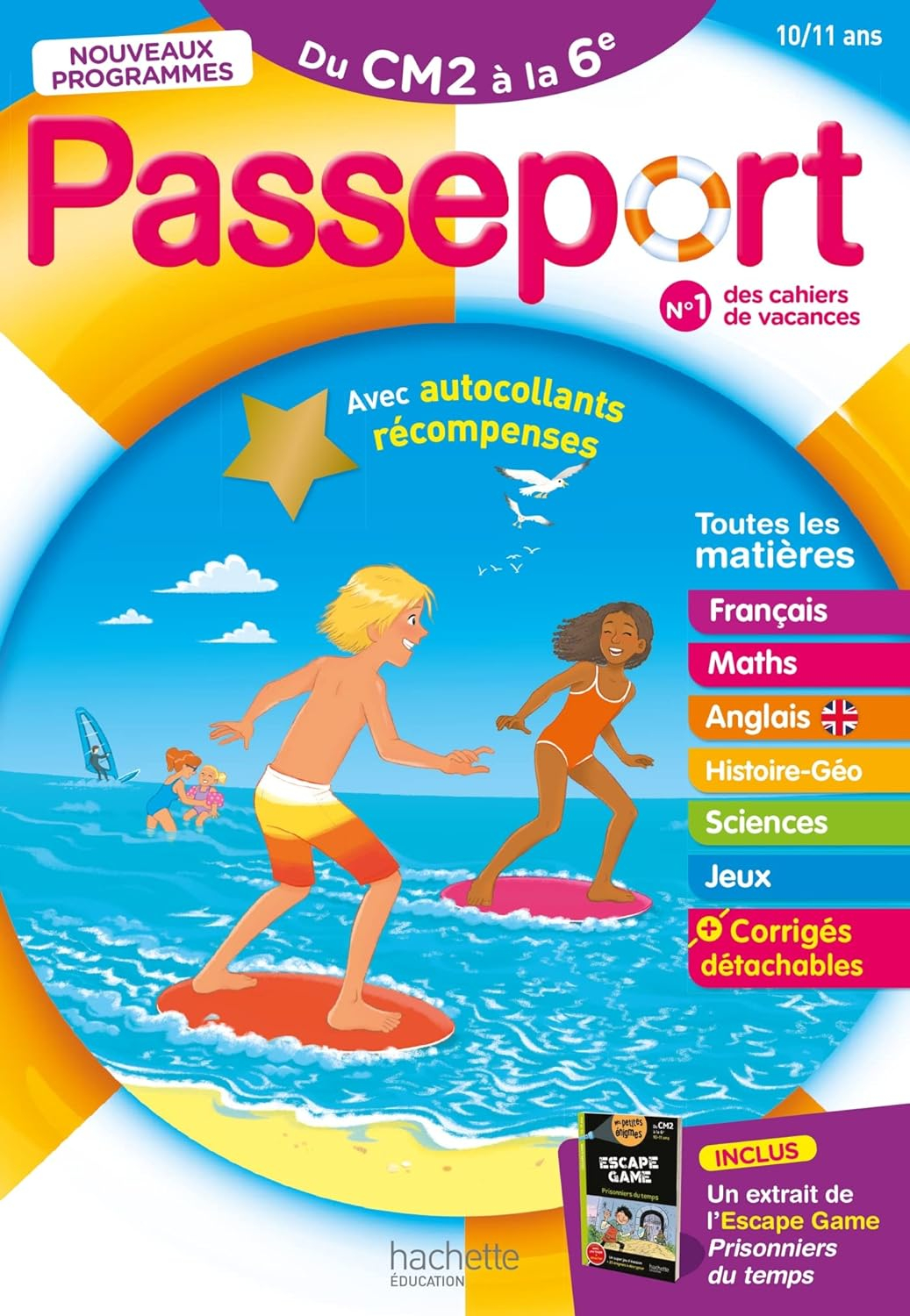 Passeport - Du CM2 à la 6ème 10/11 ans - Cahier de vacances 2025