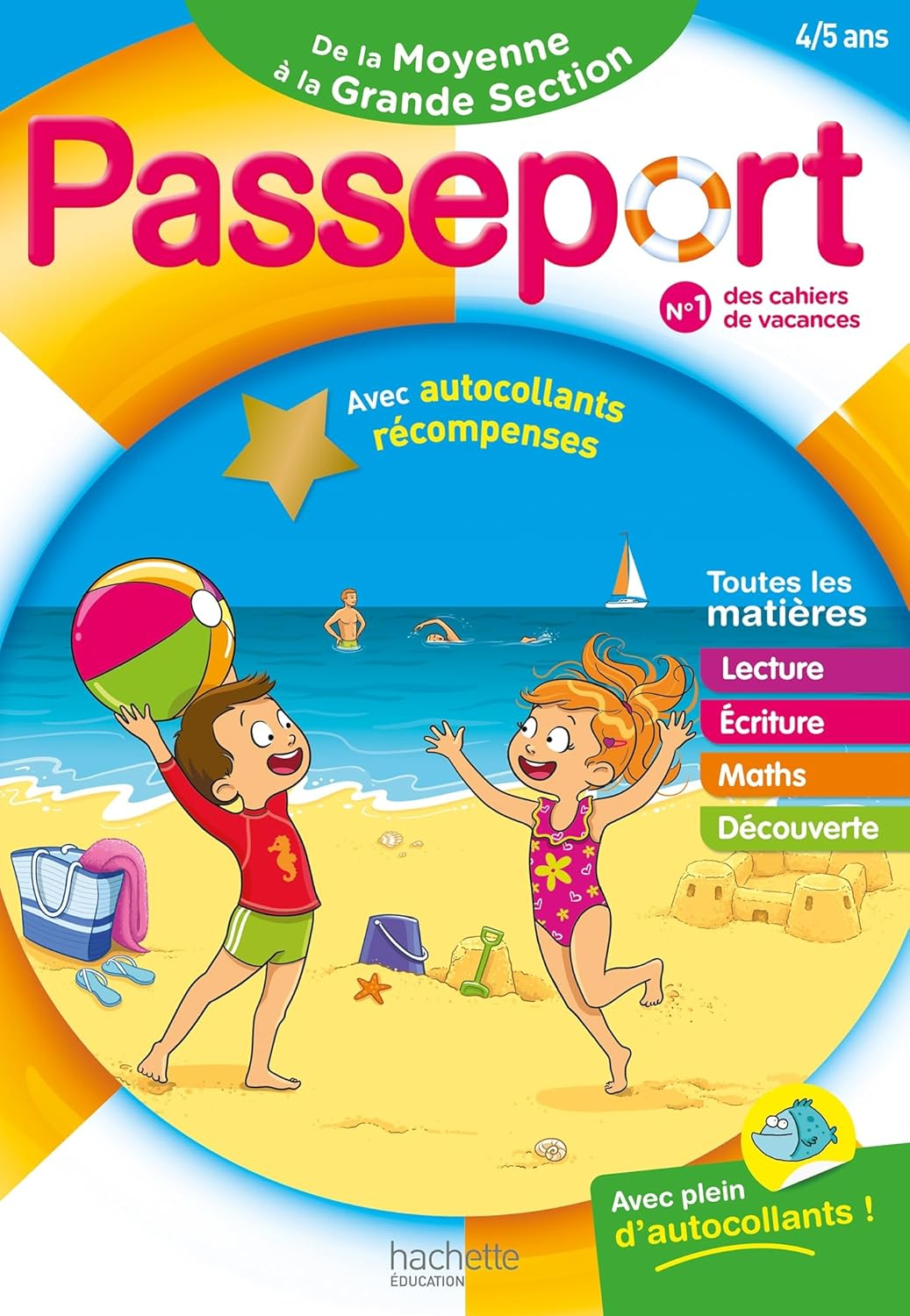Passeport Maternelle - De la Moyenne Section à la Grande Section (4-5 ans) - Cahier de vacances 2025