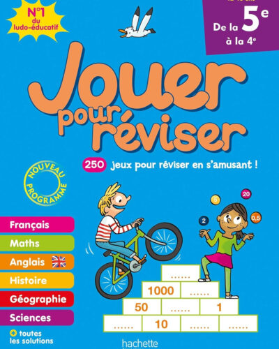 Jouer pour réviser - De la 5e à la 4e - Cahier de vacances 2025