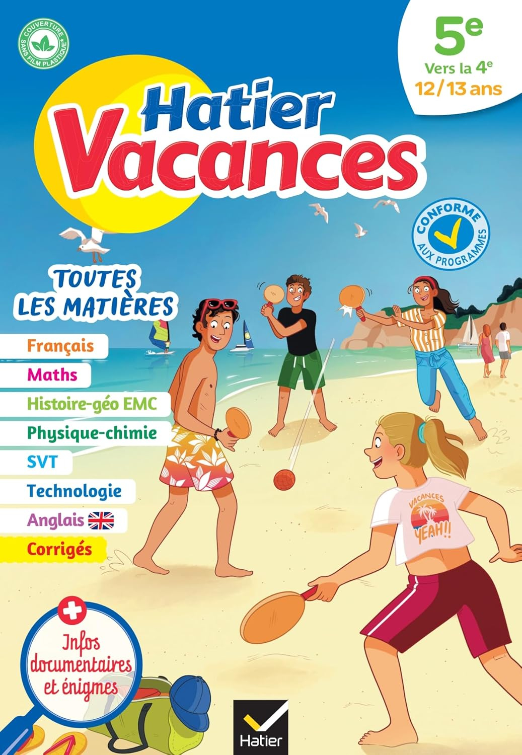 Hatier vacances - Cahier de vacances 2025 Toutes les matières - de la 5e vers la 4e: pour réviser son année dans toutes les matières